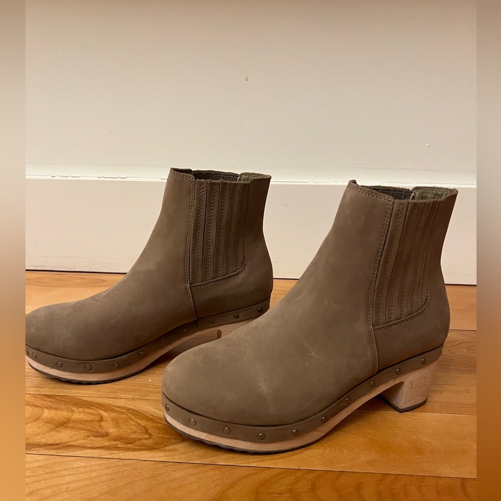 Clog Ankle Booties- Size 6